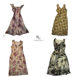 Robe d'été florale Y2K (RE-2288)