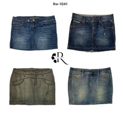 Saia de denim Y2K Brithny era (RW-1041)