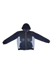 Moletom Preto de Denim Reciclado