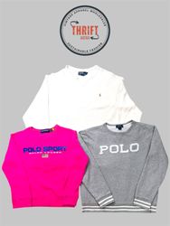 T1864 Ralph Lauren 1/4 Zip/Sweat/Mix