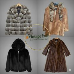 Y2K Vintage Fur Coats