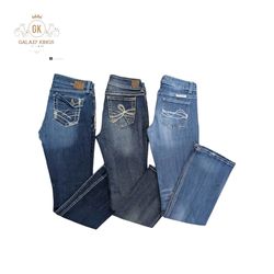 Y2K Embroidery 90s Flare Jeans