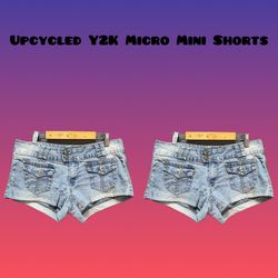 Shorts en jean recyclé