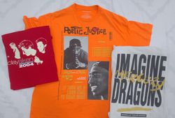 Pacote de Camisetas Gráficas de Música Clássica Vi..