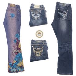 Y2k Embellished Jeans AT 87