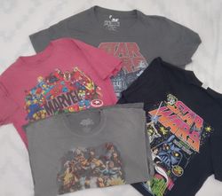 Pacote de Camisetas Vintage Clássicas com Estampa ..