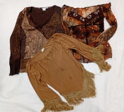 IQ0942 Y2K Soft Autumn Dream Tops