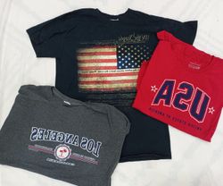 CRZ0323  Unbranded state print t shirt