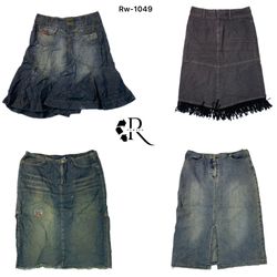 Y2K Denim Midi skirts (RW-1049)