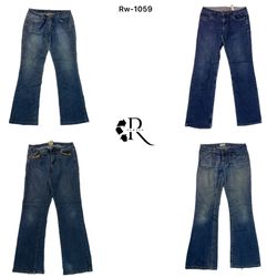 Y2K Denim Flared Jeans (RW-1059)