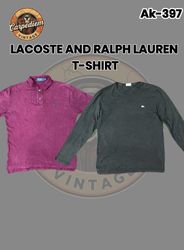 Lacoste And Ralph Lauren polo T-Shirt Ak-397