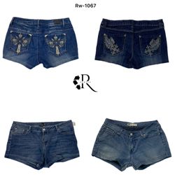 Y2K Embellished unique Shorts (Rw-1067)