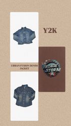 Veste en denim Urban Fusion Y2k