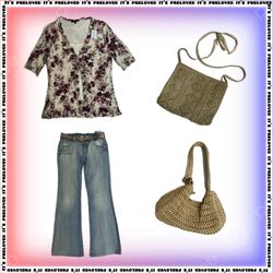 Girl Next Door - Y2K Starter Pack Tops, Jeans, Cin..