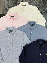 SD0221 - Camisas Polo Button Up Masculinas Ralph L..