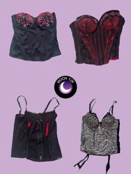Y2k Romantic Gothic Tops mix (M-748)