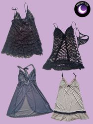 Y2K lets get intimate Sheer lingerie tops (M-747)