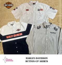 Harley Davidson Hemden mit Knopfleiste