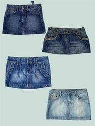 Gonne mini in denim Y2K sogno (TS:1177)