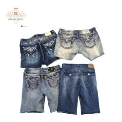 Miss Me True Religion And Rock Revival Mixed Short..