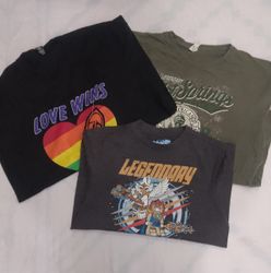 CRZ0325 Vintage Retro Graphic T-Shirt Bundle