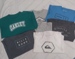 CRZ0337 Vintage Classic Surf Brand Mix Printed T-S..