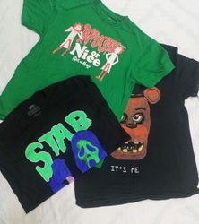 CRZ0341 Vintage Animated Graphic Printed T - Shirt