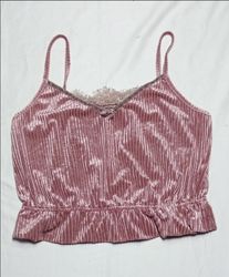 SK#65, Royal Velvet Lace Strappy Top