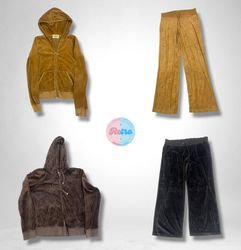 Collezione Y2K Juicy Couture Felpa in Velluto & Pa..