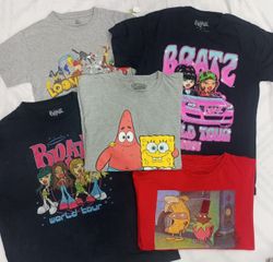 CRZ0343 Vintage Cartoon Animated Graphic Printed T..