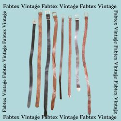(FV-208) Vintage Leather Belts Mix - Classic Acces..