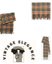 Cachecóis Bege Burberry