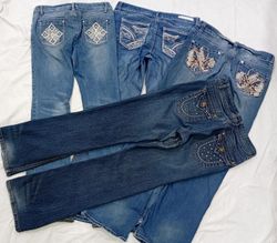 IQ0956 Y2K Retro Babe Flare Jeans