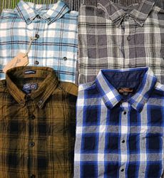 Chemises en flanelle sans marque (2563)