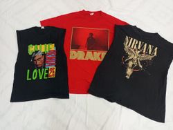 ZV0374 Vintage Musik Grafik T-Shirt