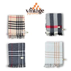 VPX252 Burberry Scarves 100% Authentic Cashmere