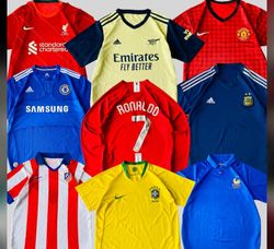 Camiseta de Futebol Vintage Autêntica