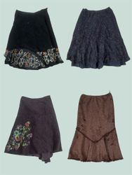 Jupes Vintage Boho Y2K (TS:1181)