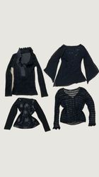 Camisetas de contas Y2k Gothic Girl (M-155)