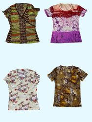 Y2k half sleeve top ( TS:1221)