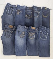 Y2k Damen Bootcut Jeans