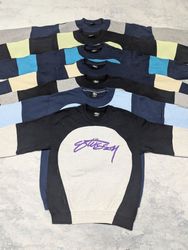 Sweatshirt Style Rework Stussy