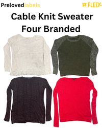 Maglione a trecce