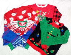IQ0959 Y2K Funky Y2K Christmas Knits