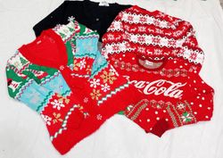 IQ0962 Y2K Millennium Holiday Christmas Sweaters