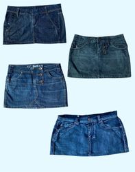 Denim mini skirts(TS:1211)
