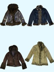 Y2K Afghan coat (TS:1208)