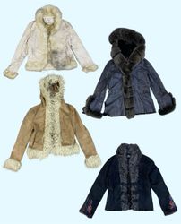 Y2k Winter's Embrace Afghan coat(TS:1207)