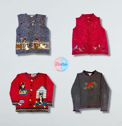 Yintage/Y2k Meus Amigos Peludos Tricôs (R)