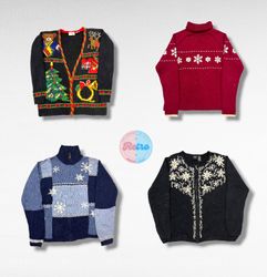 Vintage/Y2K Mes Tricot d'Ambiance de Noël Douillet..